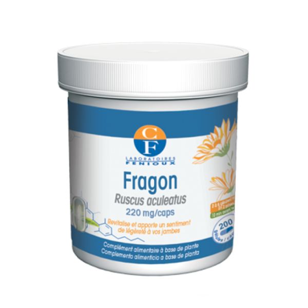 Fragon (Ruscus aculeatus) 200 Capsules - FENIOUX