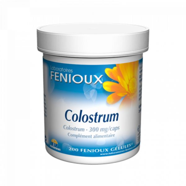 Colostro 300 mg 200 Cápsulas - FENIOUX