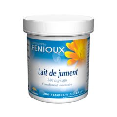 Buy FENIOUX Lait de Jument (Mare's Milk) 280 mg 200 Capsules By 47,35€