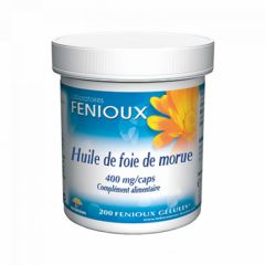 Acheter FENIOUX Huile de Foie de Morue 200 Perles Par 22,76€