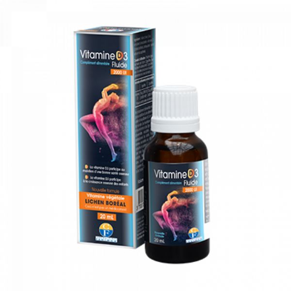 VITAMINA D3 FLUIDE 2000 UI 20 ml - FENIOUX