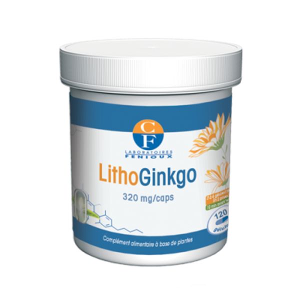 Litho Ginkgo 180 mg  200 Cápsulas - FENIOUX