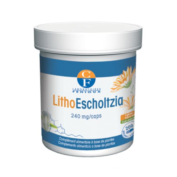 Litho Escholtzia 240 mg 200 Cápsulas - FENIOUX