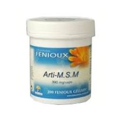 Comprar FENIOUX Arti MSM 390 mg 200 Cápsulas Por 31,55€