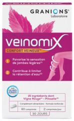 Buy GRANIONS Granions Veinomix 60 tablets By 16,50€