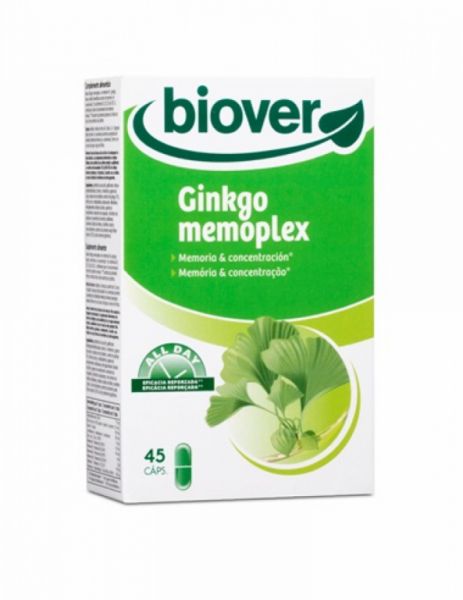 Ginkgo Memoplex- Geheugen 45 capsules - BIOVER