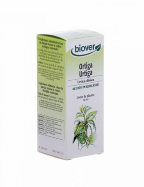 Groene Brandnetel-Urtica dioica 50 ml - BIOVER