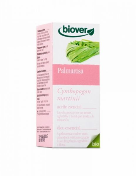 Olio Essenziale Biologico Palmarosa 10 ml - BIOVER