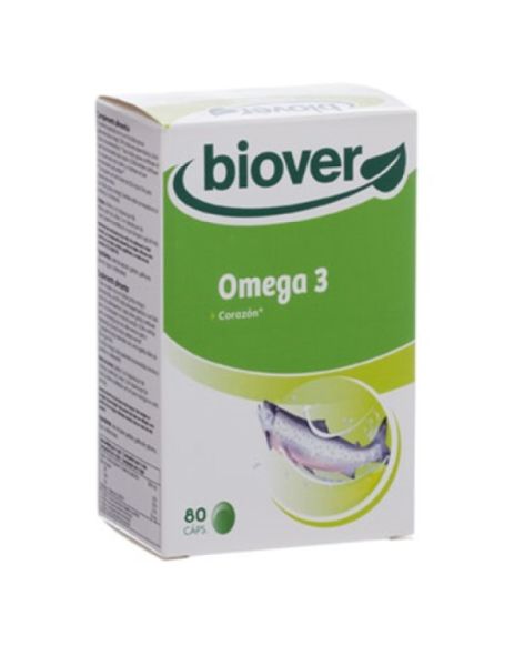 EPA Omega 3 500 mg 80 Cápsulas - BIOVER