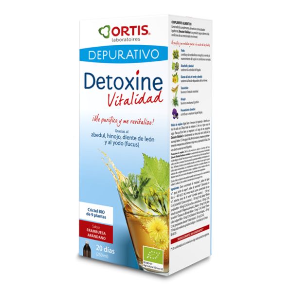 Detoxin Vitalidad Bio 250 ml - ORTIS