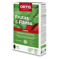 Comprar ORTIS Fruites i Fibres Forte 2 Envasos de 24 Comprimits Per 22,80€