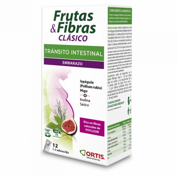 FRUTAS E FIBRAS CLÁSSICAS GRÁVIDAS 12 Palitos