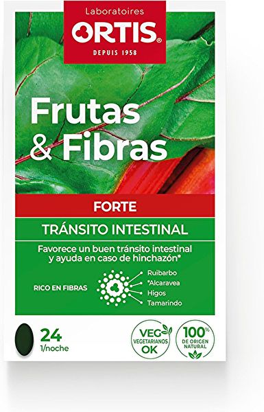 Frukt och fibrer Forte 24 Comp - ORTIS Img 2