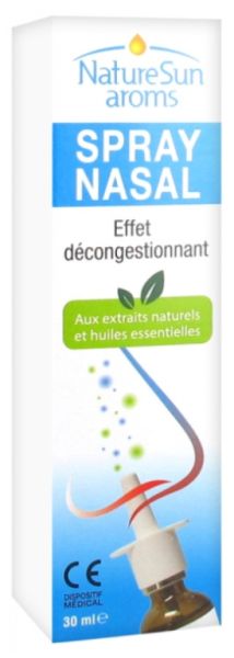 NASAL SPRAY - DECONGESTANT 30 ml - NATURESUN'AROMS