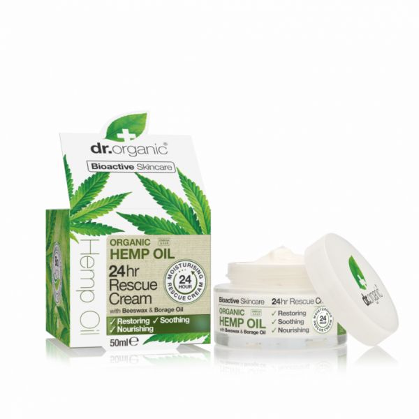 24 Hour Hemp Rescue Cream 50 ml - DR ORGANIC