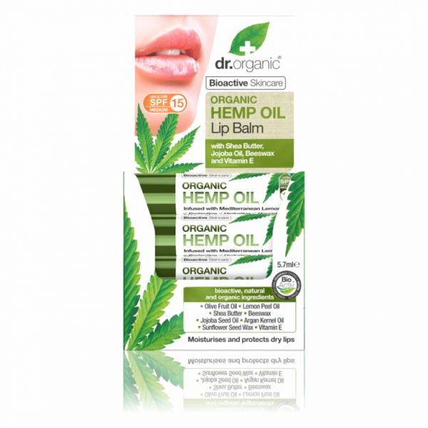 Bálsamo Labial de Cáñamo 5.7 ml - DR ORGANIC