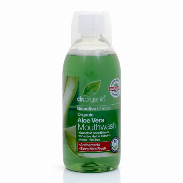 Aloe Vera Bain de Bouche 500 ml - DR ORGANIC