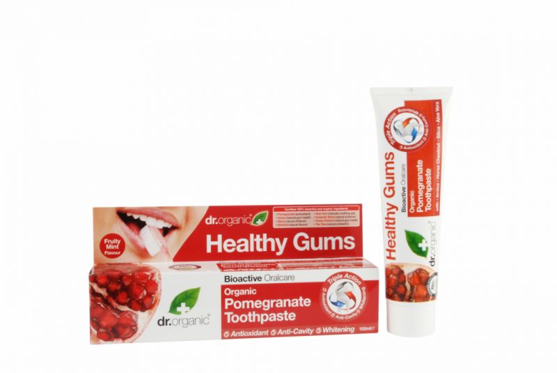 Pomegranate Toothpaste 100 ml - DR ORGANIC