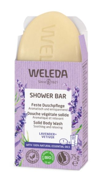 Lavendel entspannende feste Duschseife - WELEDA