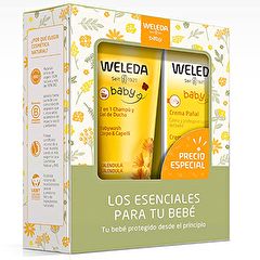 Comprar WELEDA  Crema Bolquer 75 ml i Xampú i Gel de Bany. Set Top Nadó. Per 18,90€