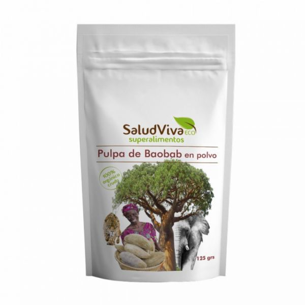 Baobab pulp powder 125 gr. ECO - SALUD VIVA