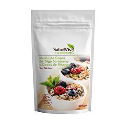 Comprar SALUD VIVA Muesli de flocs de blat sarraí i pinyons 350 grams Per 5,98€