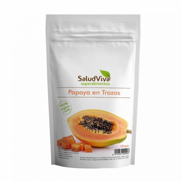 PAPAYA EN TROZOS 125 GRS. - SALUD VIVA