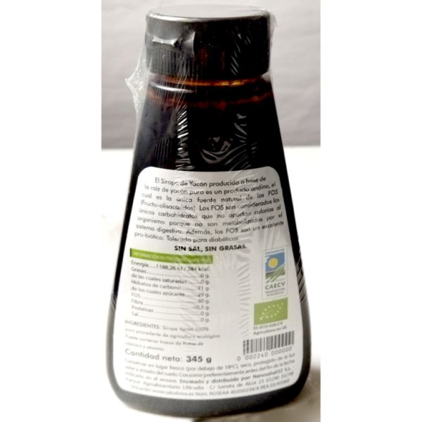 Sirop de Yacon 345 gr. ECO - SALUD VIVA Img 2