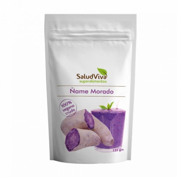 ÑAME MORADO EN POLVO 125 GRAMOS - SALUD VIVA