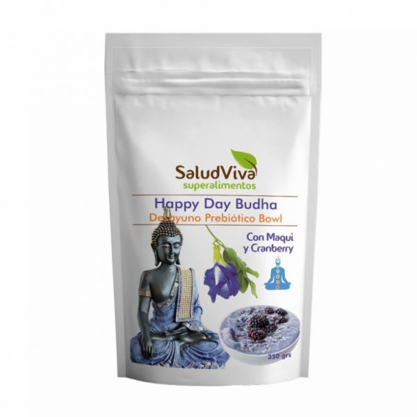 HAPPY DAY BUDDHA WITH MAQUI AND CRAMBERRI 350 GRS.