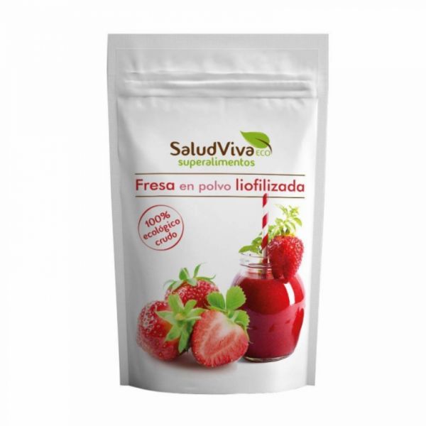 LYOPHILIZED STRAWBERRY POWDER 80 GR - SALUD VIVA