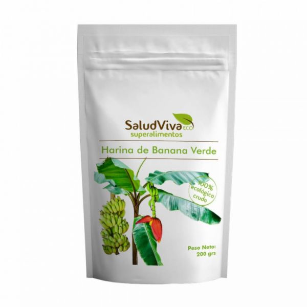 FARINE DE BANANE VERTE 200 GRS - SALUD VIVA