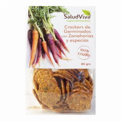 Comprar SALUD VIVA CRACKER DE GERMINADOS CON ZANAHORIA Y ESPEC 80 GRS Por 5,95€