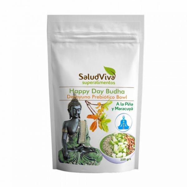 HAPPY DAY BUDHA CON ANANAS E FRUTTO DELLA PASSIONE 350 GRS.