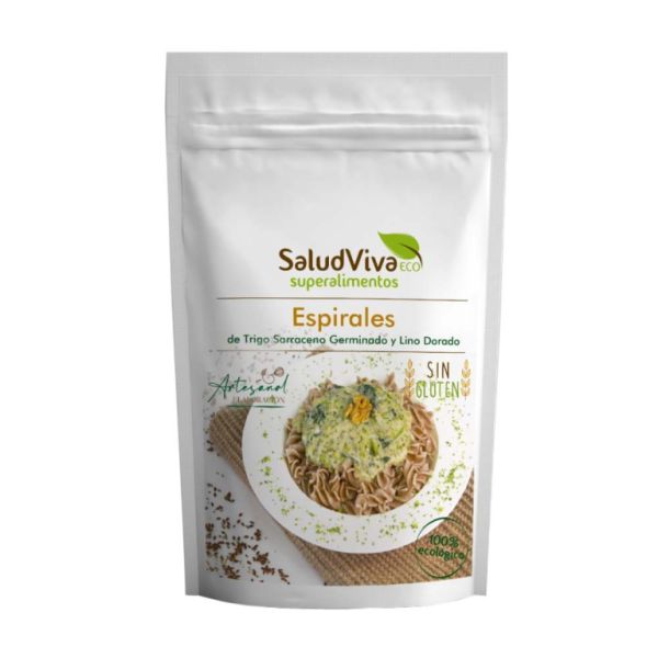 ESPIRALES TRIGO SARRACENO GERMINADO Y LINO DORADO 250 GR