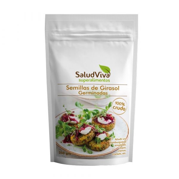 GRAINES DE TOURNESOL GERMINÉES 250 GRS.