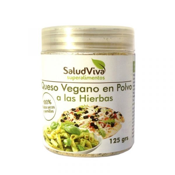 VEGAN CHEESE POWDER WITH HERBS 125 G - SALUD VIVA