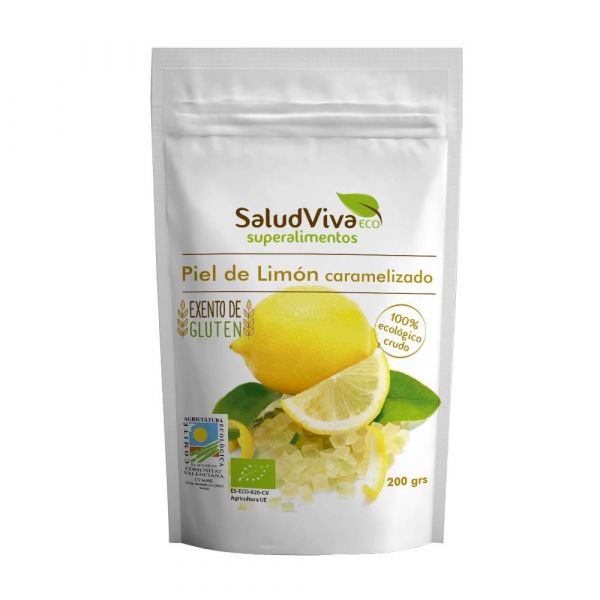 PIEL DE LIMON CRISTALIZADO 200 GRS. - SALUD VIVA