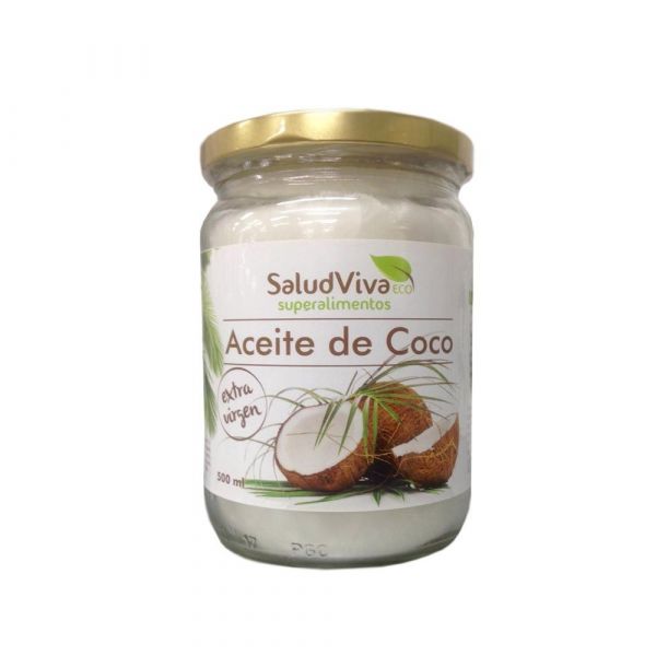 Aceite de coco 5OO ml. ECO - SALUD VIVA