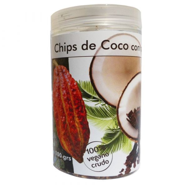 CHIPS DE COCO COM CACAU 100 GR. - SALUD VIVA