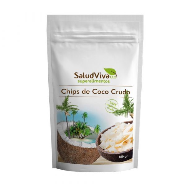 CHIPS DE COCO CRU 150 GR. - SALUD VIVA