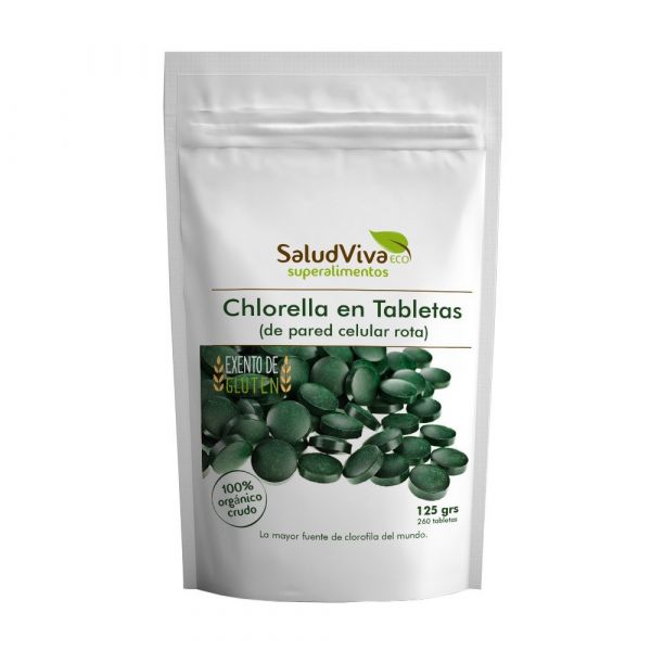 CHLORELLA 125 GR 260 ECO TABLETTEN - SALUD VIVA