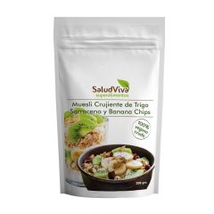 Comprar SALUD VIVA Muesli cruixent de blat sarraí i banana xip 300 grams Per 8,80€