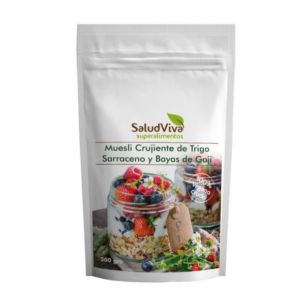 MUESLI BLÉ CROQUANT SARRACE BAIES GOJI 300 GR