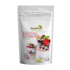 Comprare SALUD VIVA MUESLI CON SCAGLIE TRIG SECCHIO DI COCCO E BACCHE DI GOJI Di 5,71€