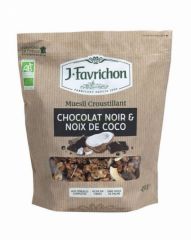 Kopen FAVRICHON Crunchy Muesli Chocolade en Kokos 450 g Door 7,59€