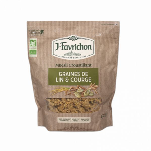 Muesli Croquant Lin et Graines de Courge 350 g