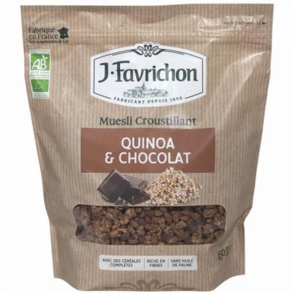 Crunchy Müsli Quinoa och Choklad 450 g