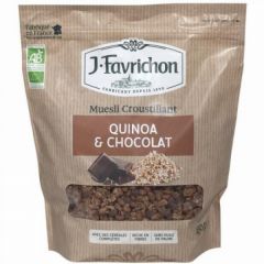 köpa FAVRICHON Crunchy Müsli Quinoa och Choklad 450 g Förbi 5,14€