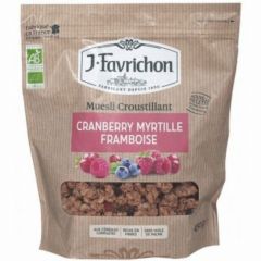 Kopen FAVRICHON Crunchy Muesli Bosbes en Framboos Bosbes 450 g Door 9,49€